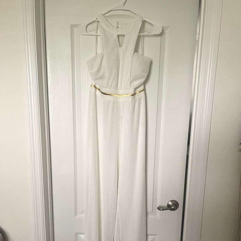 L’ATISTE Crotchet Halter Jumpsuit